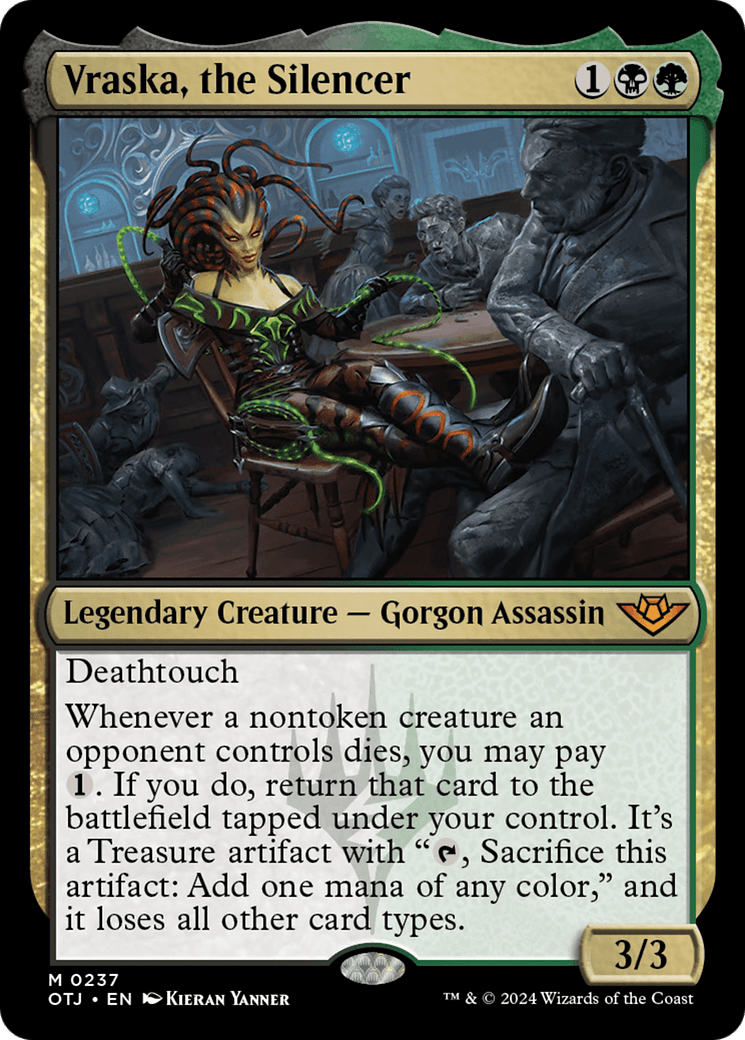 Vraska, the Silencer [Outlaws of Thunder Junction] MTG Single Magic: The Gathering  | Multizone: Comics And Games