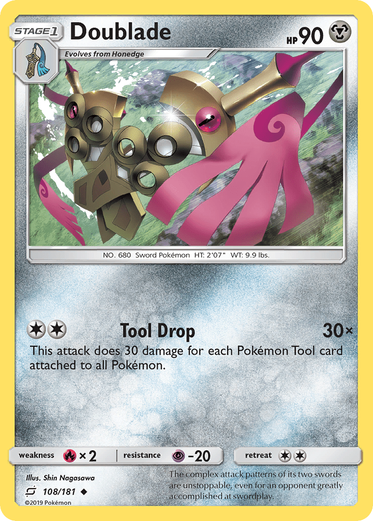 Doublade (108/181) [Sun & Moon: Team Up] Pokemon Single Pokémon  | Multizone: Comics And Games