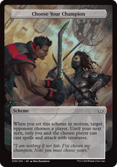 Choose Your Champion (Full Art) [Duskmourn: Archenemy] MTG Single Magic: The Gathering  | Multizone: Comics And Games
