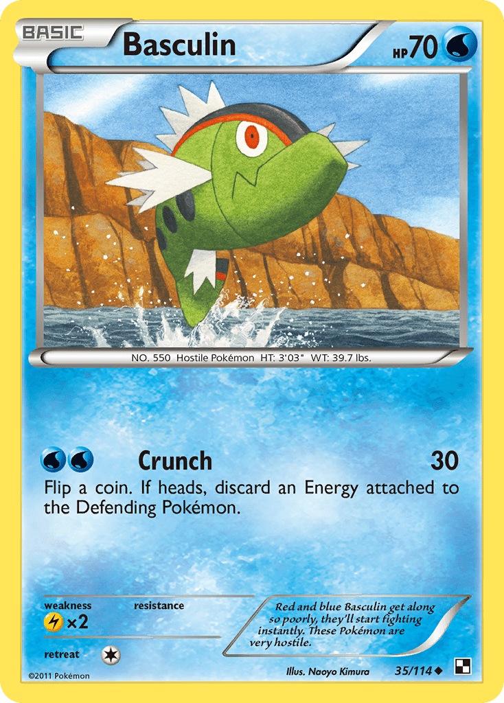 Basculin (35/114) [Black & White: Base Set] Pokemon Single Pokémon  | Multizone: Comics And Games