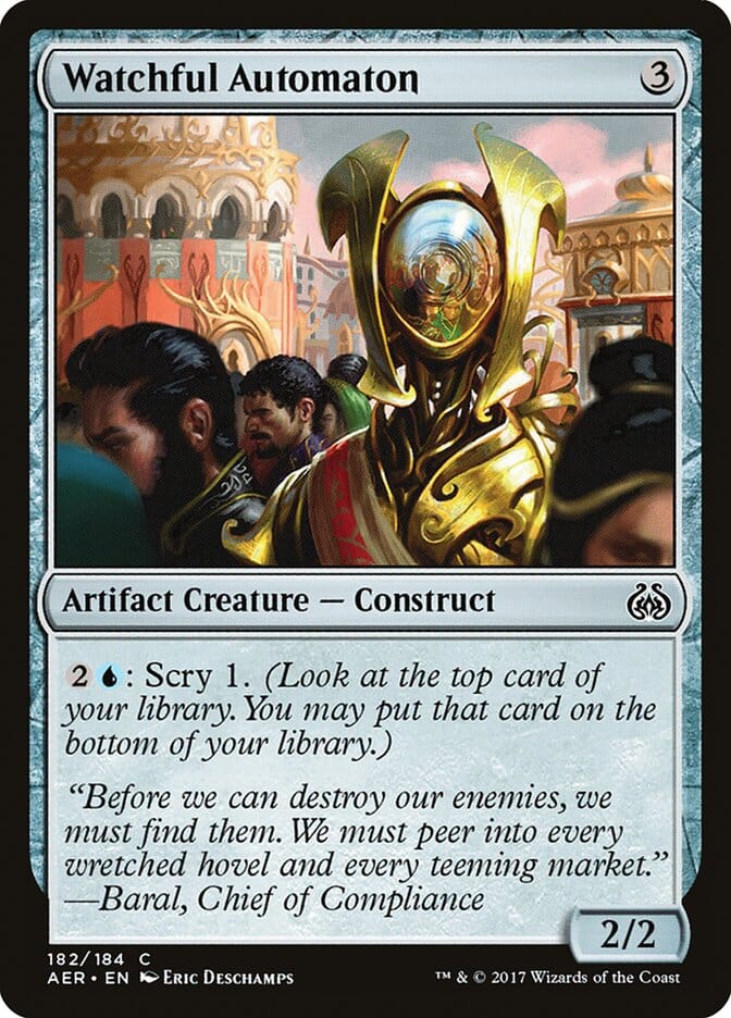 Watchful Automaton [Aether Revolt] MTG Single Magic: The Gathering  | Multizone: Comics And Games