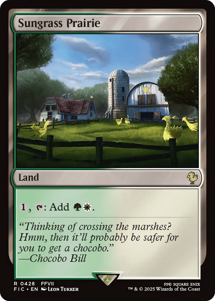 Sungrass Prairie [FINAL FANTASY Commander] MTG Single Magic: The Gathering  | Multizone: Comics And Games