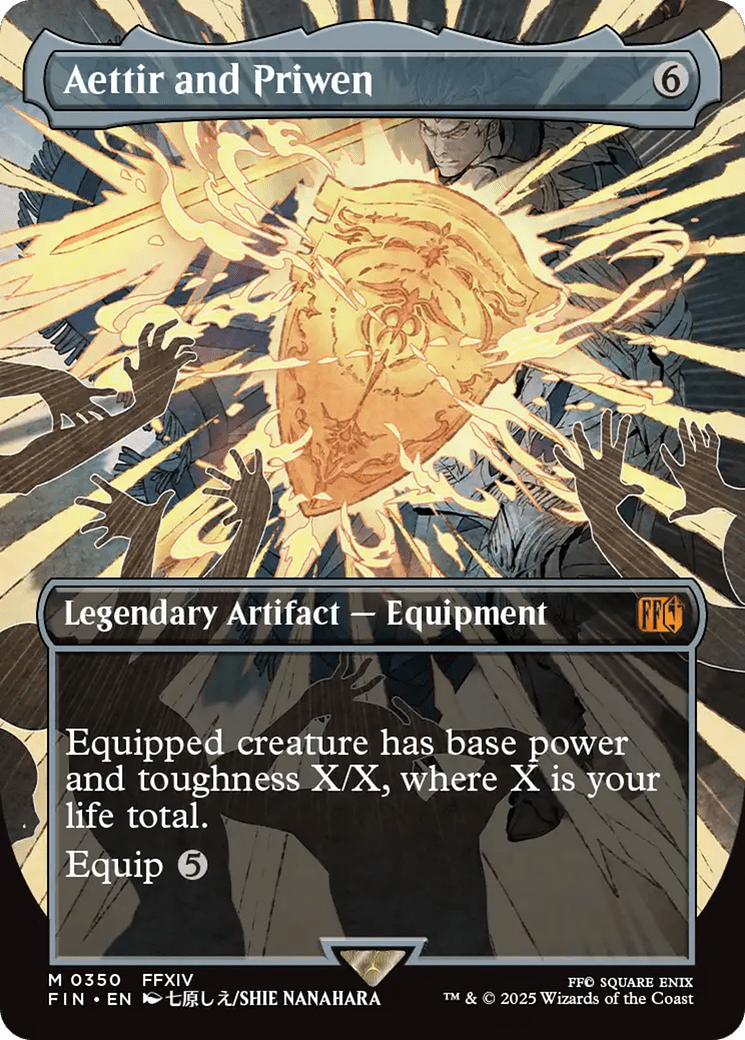 Aettir and Priwen (Borderless) [FINAL FANTASY] MTG Single Magic: The Gathering  | Multizone: Comics And Games