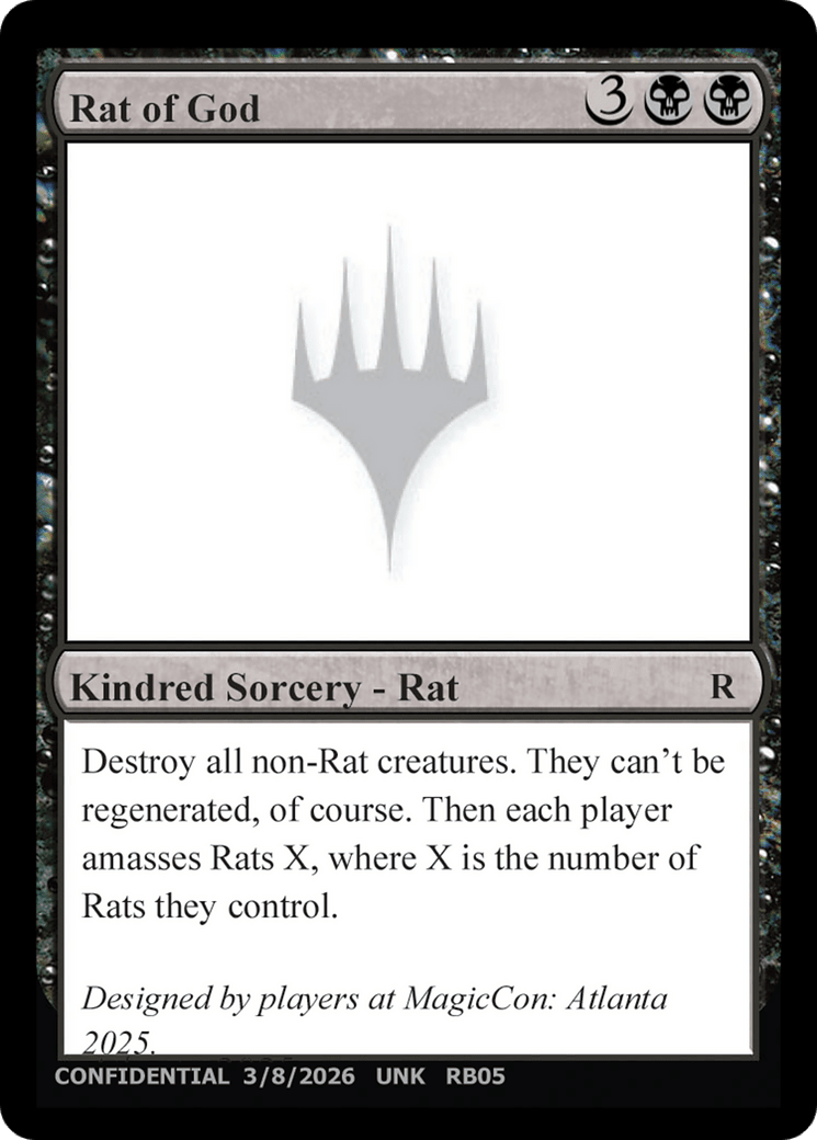 Rat of God [Unknown Event] MTG Single Magic: The Gathering  | Multizone: Comics And Games