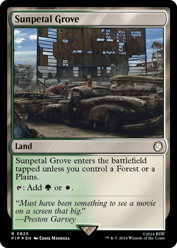 Sunpetal Grove (Surge Foil) [Fallout] MTG Single Magic: The Gathering  | Multizone: Comics And Games