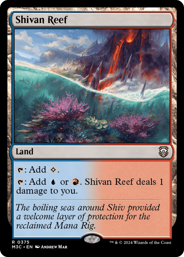 Shivan Reef [Modern Horizons 3 Commander] MTG Single Magic: The Gathering  | Multizone: Comics And Games
