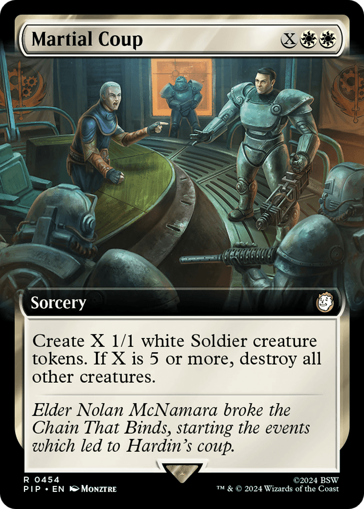 Martial Coup (Extended Art) [Fallout] MTG Single Magic: The Gathering  | Multizone: Comics And Games
