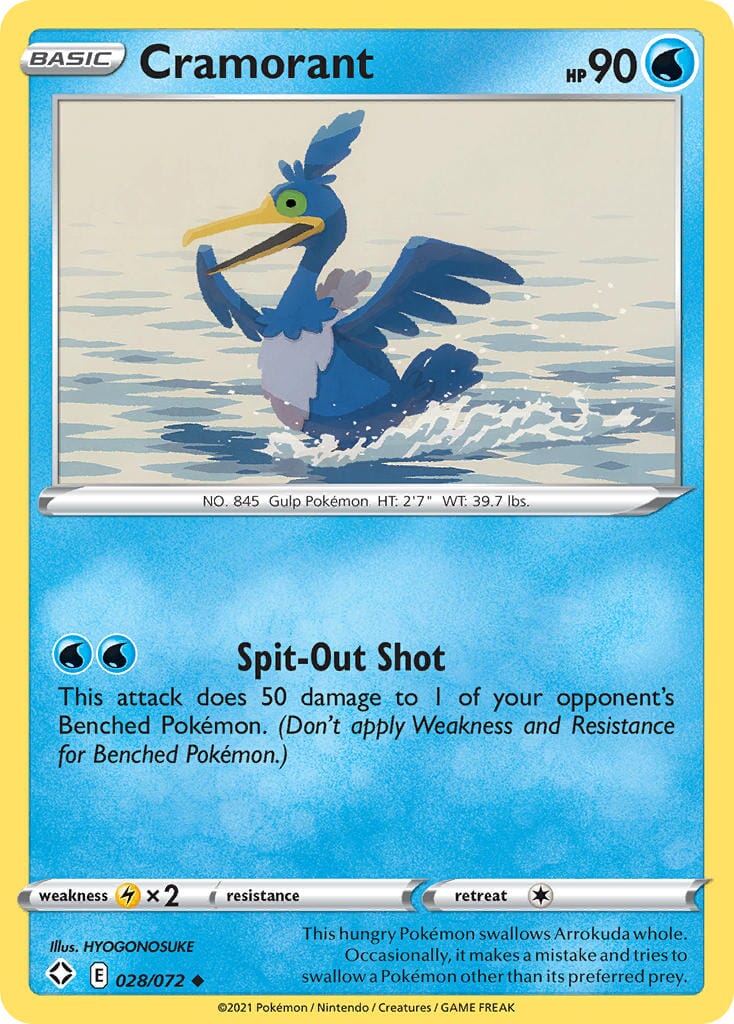 Cramorant (028/072) [Sword & Shield: Shining Fates] Pokemon Single Pokémon  | Multizone: Comics And Games