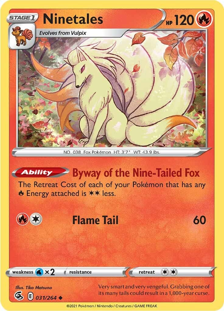 Ninetales (031/264) [Sword & Shield: Fusion Strike] Pokemon Single Pokémon  | Multizone: Comics And Games