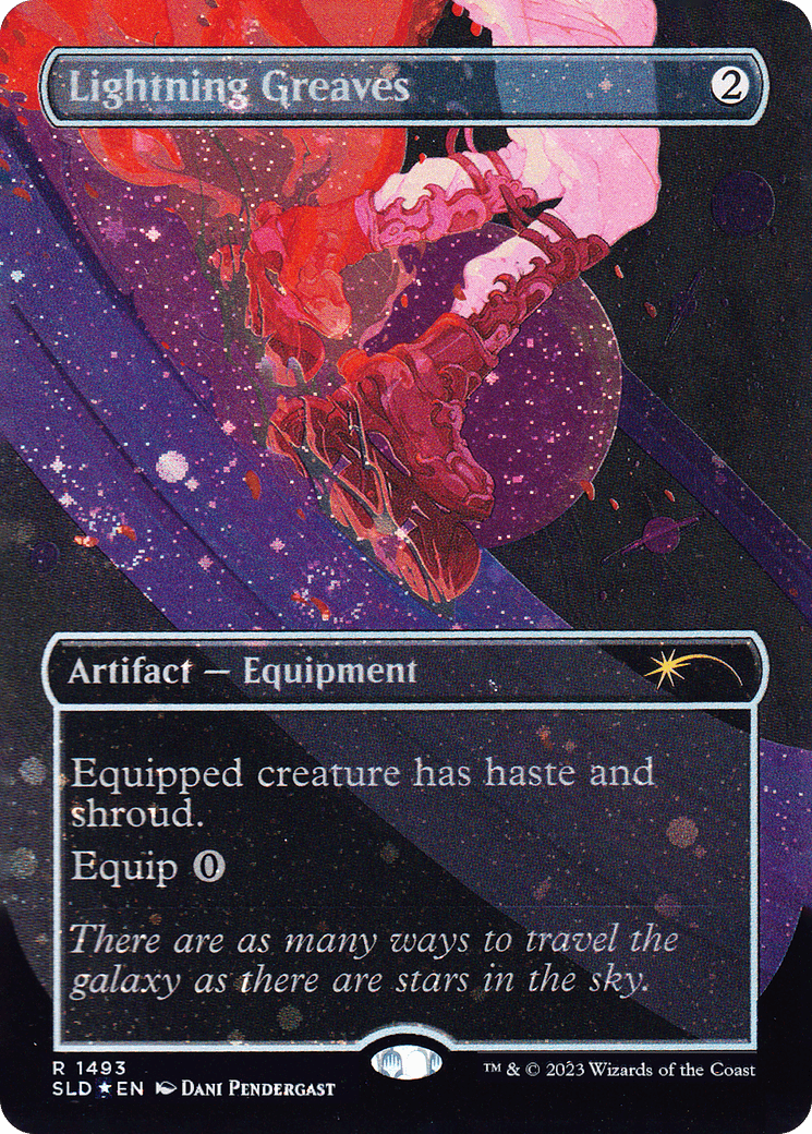 Lightning Greaves (1493) (Galaxy Foil) [Secret Lair Drop Series] MTG Single Magic: The Gathering  | Multizone: Comics And Games