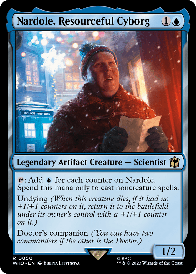 Nardole, Resourceful Cyborg [Doctor Who] MTG Single Magic: The Gathering  | Multizone: Comics And Games