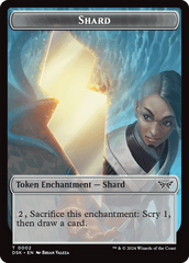 Shard // Treasure Double-Sided Token [Duskmourn: House of Horror Tokens] MTG Single Magic: The Gathering  | Multizone: Comics And Games