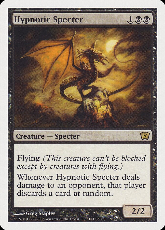 Hypnotic Specter (9th Edition) (Oversized) [Oversize Cards] MTG Single Magic: The Gathering  | Multizone: Comics And Games