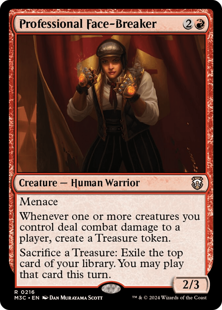 Professional Face-Breaker (Ripple Foil) [Modern Horizons 3 Commander] MTG Single Magic: The Gathering  | Multizone: Comics And Games