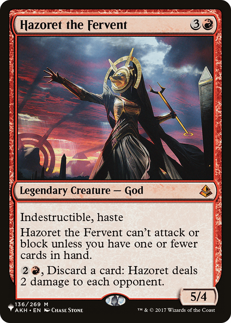 Hazoret the Fervent [The List] MTG Single Magic: The Gathering  | Multizone: Comics And Games