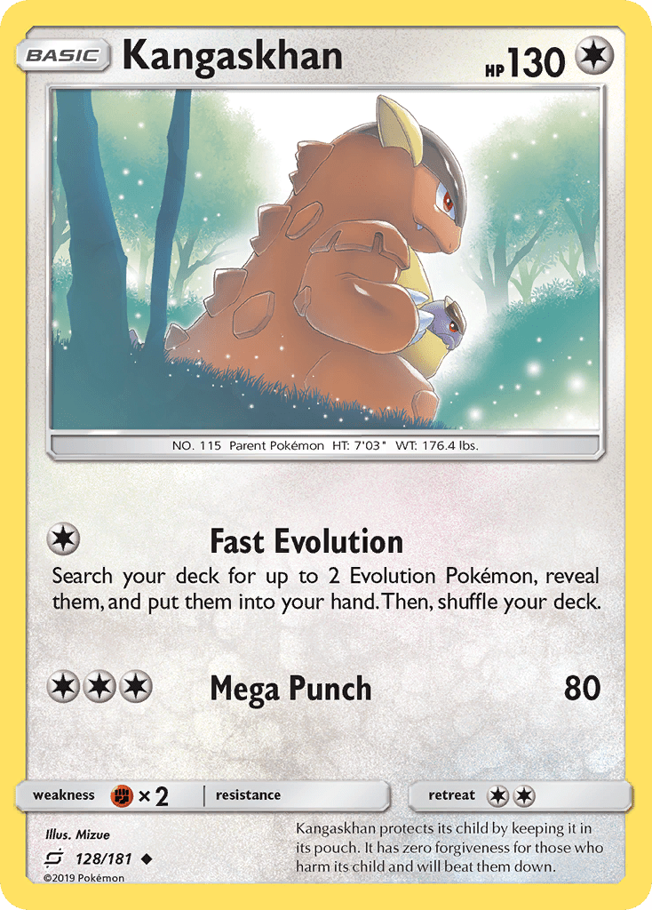 Kangaskhan (128/181) [Sun & Moon: Team Up] Pokemon Single Pokémon  | Multizone: Comics And Games