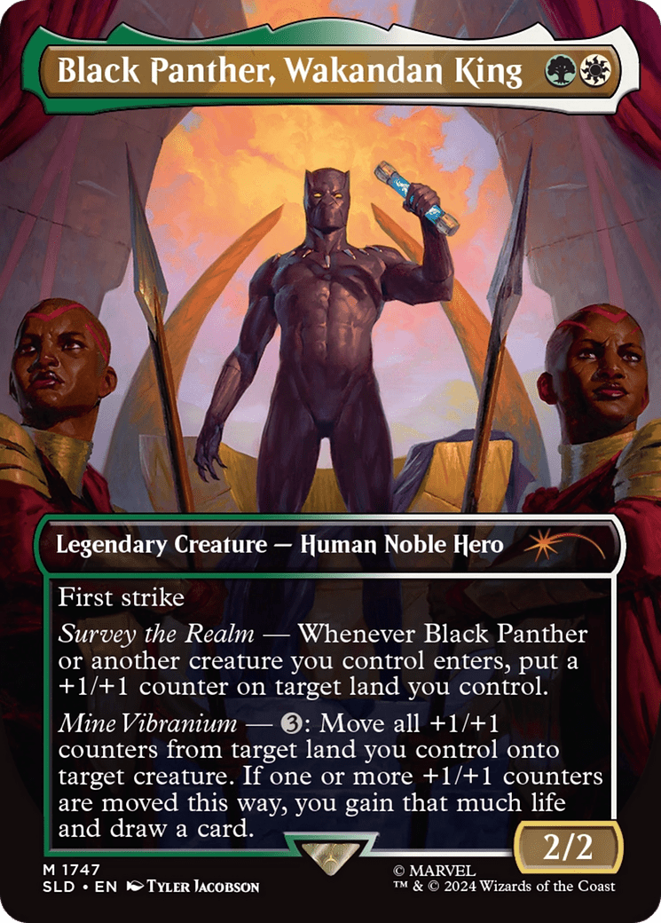 Black Panther, Wakandan King [Secret Lair Drop Series] MTG Single Magic: The Gathering  | Multizone: Comics And Games