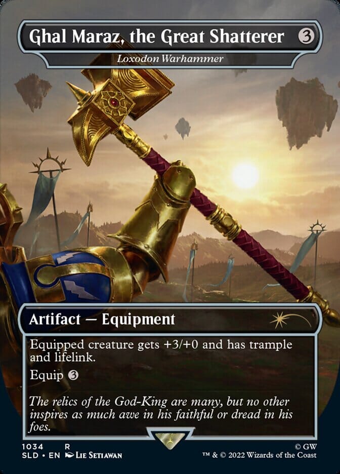 Ghal Maraz, the Great Shatterer - Loxodon Warhammer (Borderless) [Secret Lair Drop Series] MTG Single Magic: The Gathering  | Multizone: Comics And Games