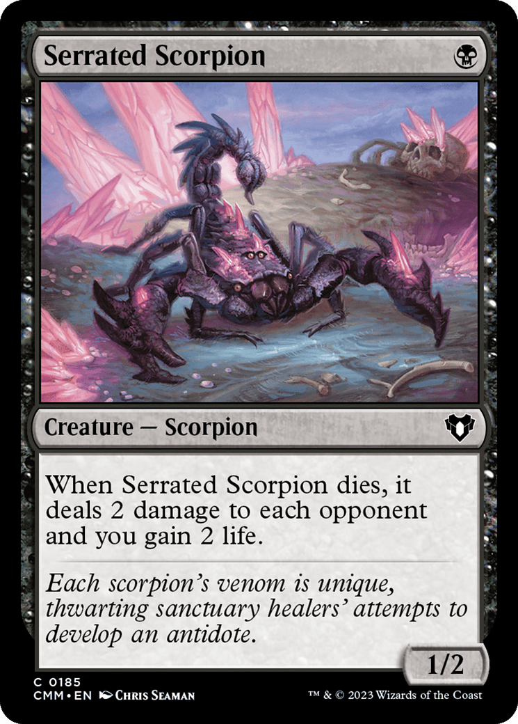 Serrated Scorpion [Commander Masters] MTG Single Magic: The Gathering  | Multizone: Comics And Games
