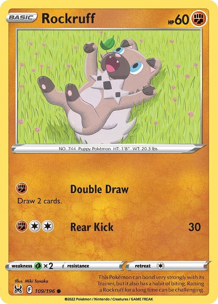 Rockruff (109/196) [Sword & Shield: Lost Origin] Pokemon Single Pokémon  | Multizone: Comics And Games