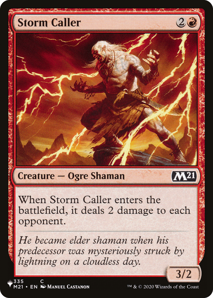 Storm Caller [The List] MTG Single Magic: The Gathering  | Multizone: Comics And Games