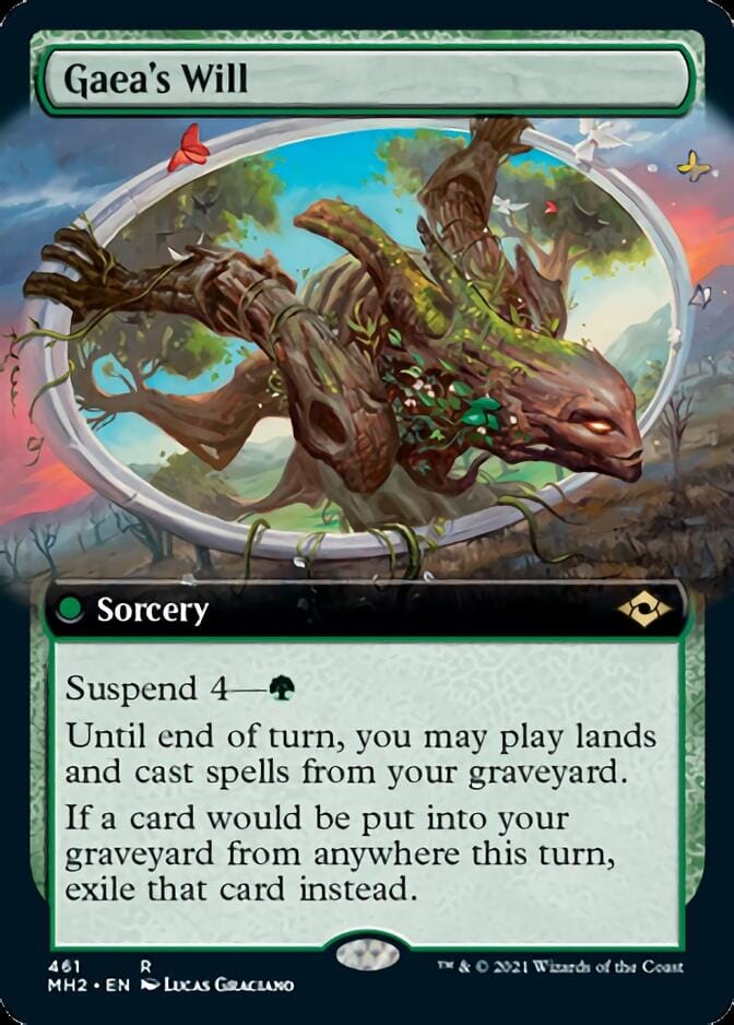 Gaea's Will (Extended Art) [Modern Horizons 2] MTG Single Magic: The Gathering  | Multizone: Comics And Games