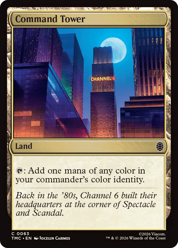 Command Tower [Teenage Mutant Ninja Turtles Commander] MTG Single Magic: The Gathering  | Multizone: Comics And Games