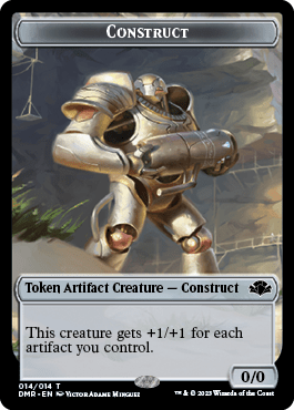 Zombie // Construct Double-Sided Token [Dominaria Remastered Tokens] MTG Single Magic: The Gathering  | Multizone: Comics And Games