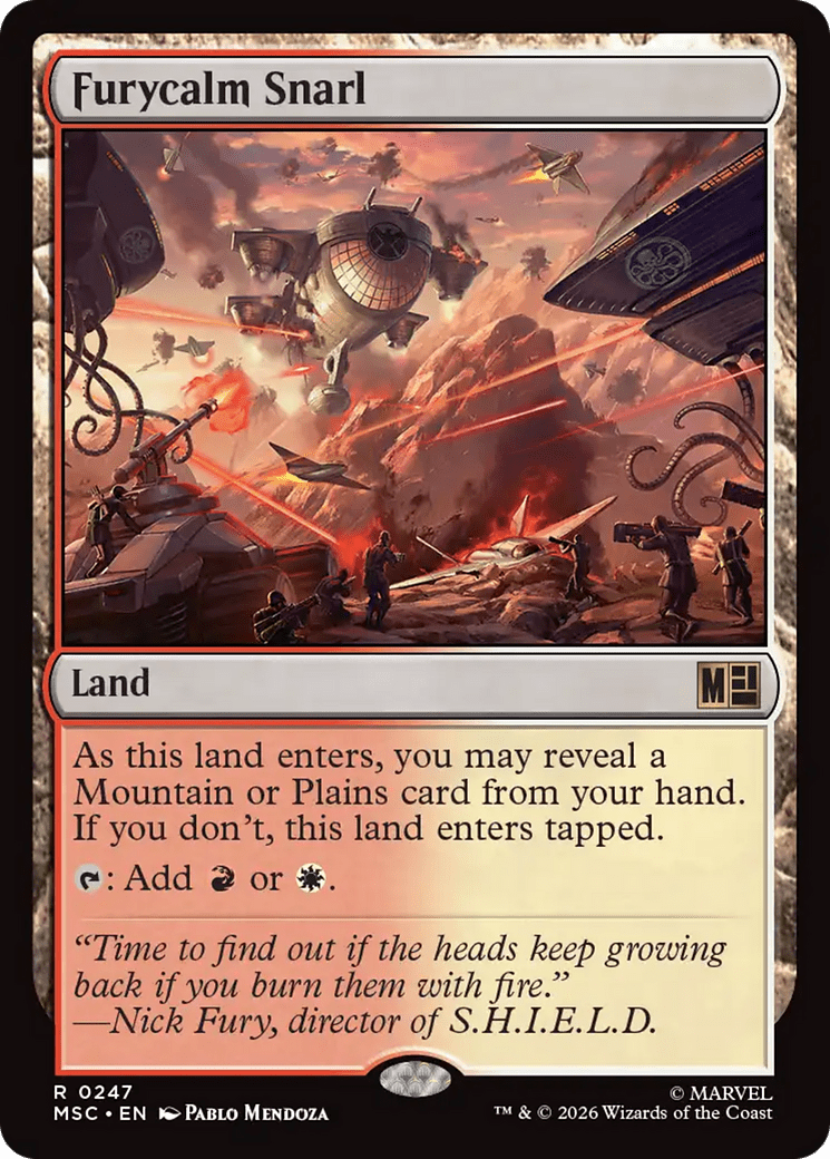 Furycalm Snarl [Marvel Super Heroes Commander] MTG Single Magic: The Gathering  | Multizone: Comics And Games