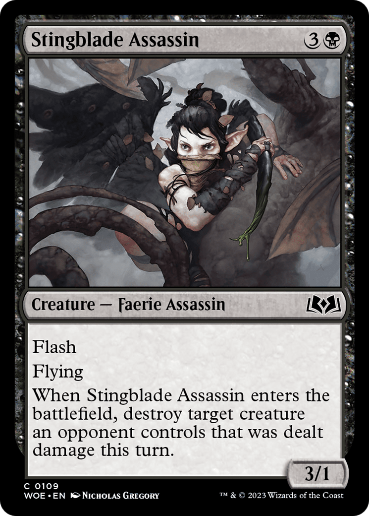 Stingblade Assassin [Wilds of Eldraine] MTG Single Magic: The Gathering  | Multizone: Comics And Games