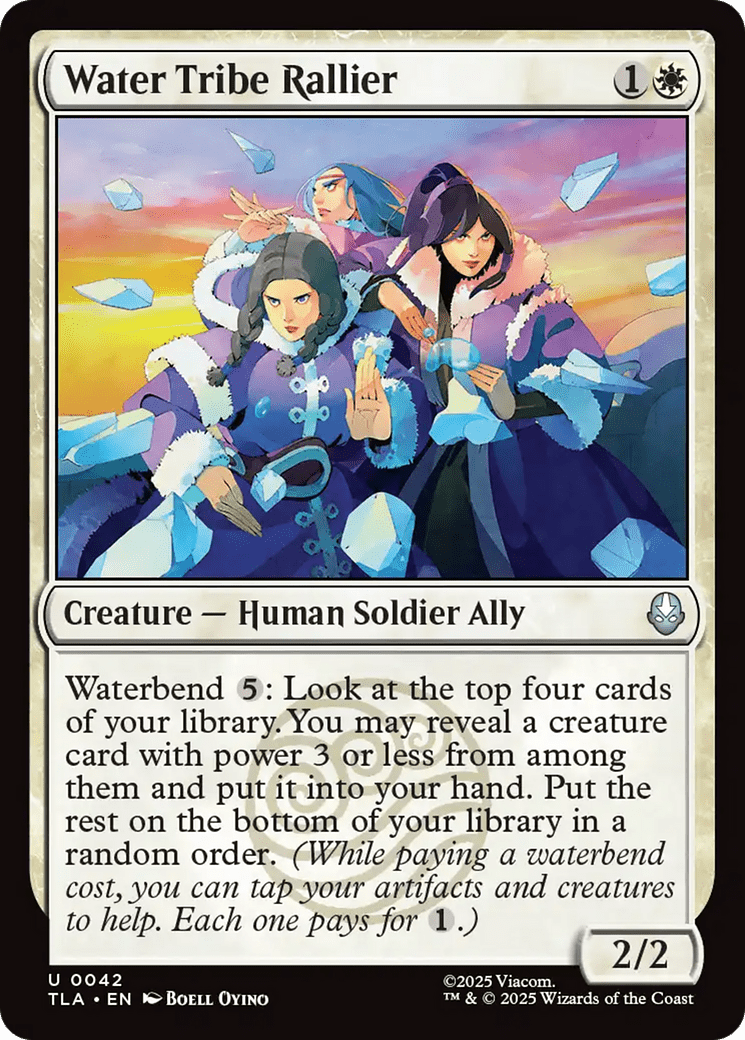 Water Tribe Rallier [Avatar: The Last Airbender] MTG Single Magic: The Gathering  | Multizone: Comics And Games