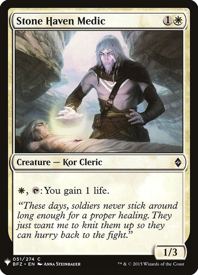 Stone Haven Medic [Mystery Booster] MTG Single Magic: The Gathering  | Multizone: Comics And Games