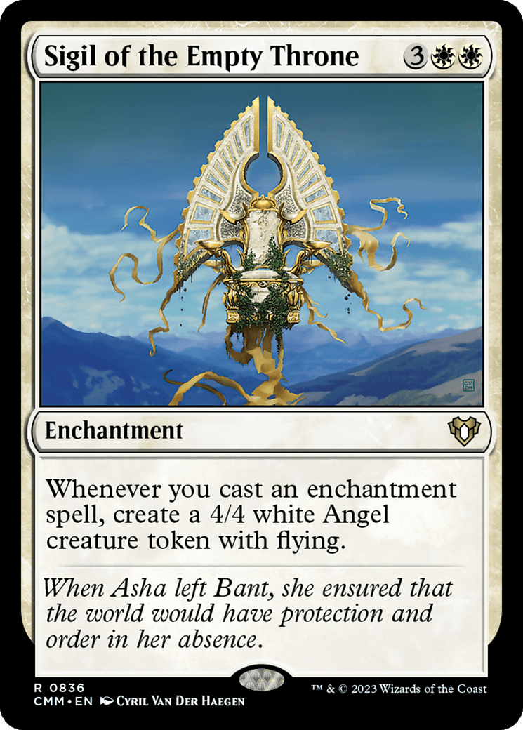 Sigil of the Empty Throne [Commander Masters] MTG Single Magic: The Gathering  | Multizone: Comics And Games