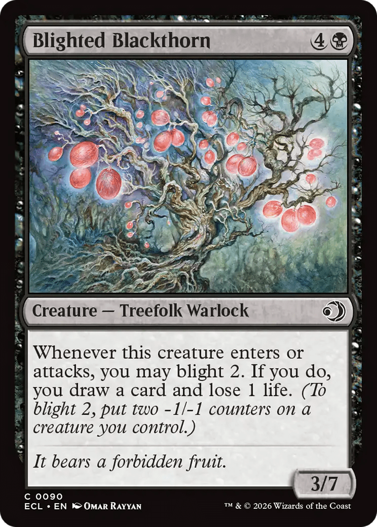 Blighted Blackthorn [Lorwyn Eclipsed] MTG Single Magic: The Gathering  | Multizone: Comics And Games