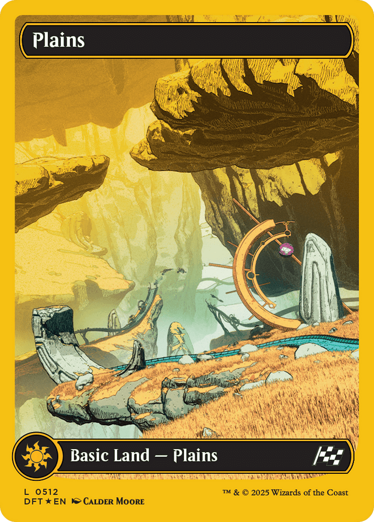 Plains (0512) (First-Place Foil) [Aetherdrift] MTG Single Magic: The Gathering  | Multizone: Comics And Games