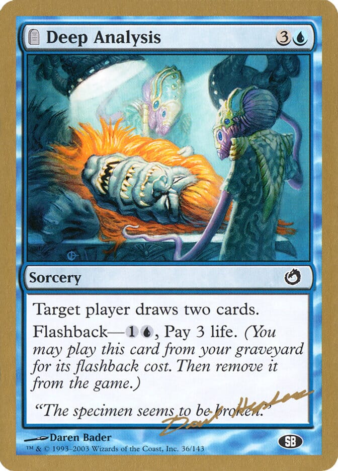 Deep Analysis (Dave Humpherys) (SB) [World Championship Decks 2003] MTG Single Magic: The Gathering  | Multizone: Comics And Games