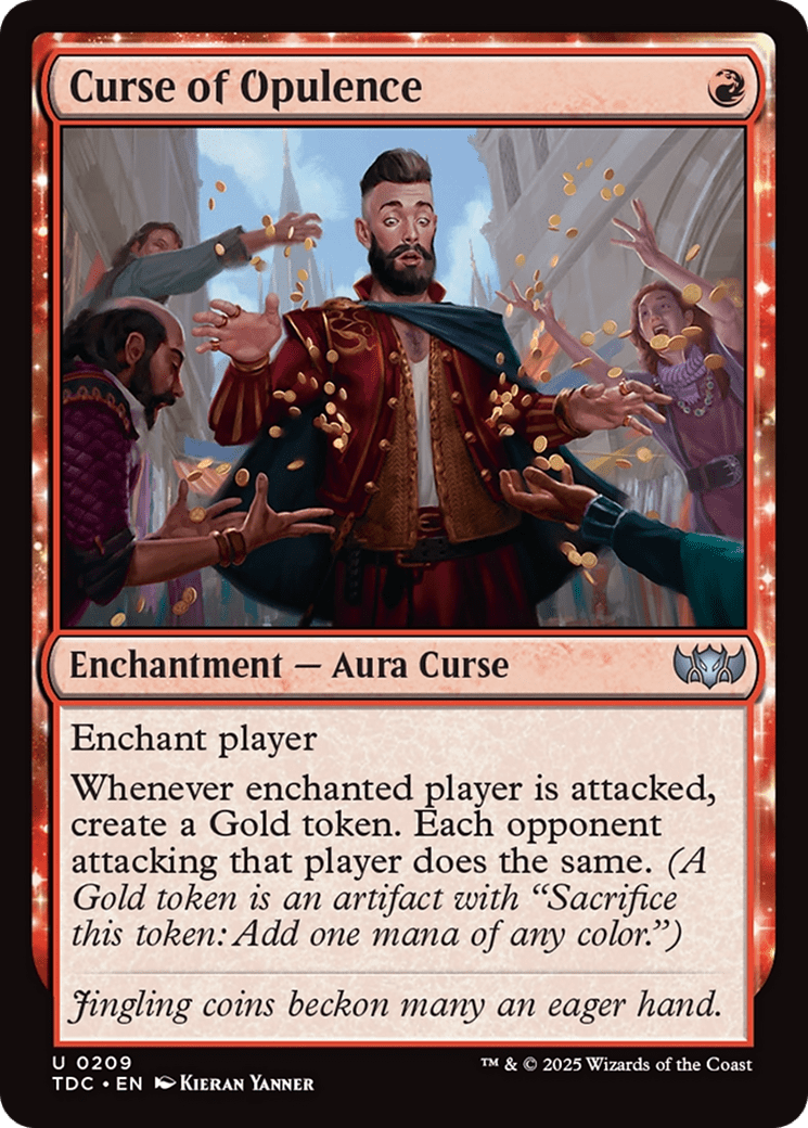 Curse of Opulence [Tarkir: Dragonstorm Commander] MTG Single Magic: The Gathering  | Multizone: Comics And Games
