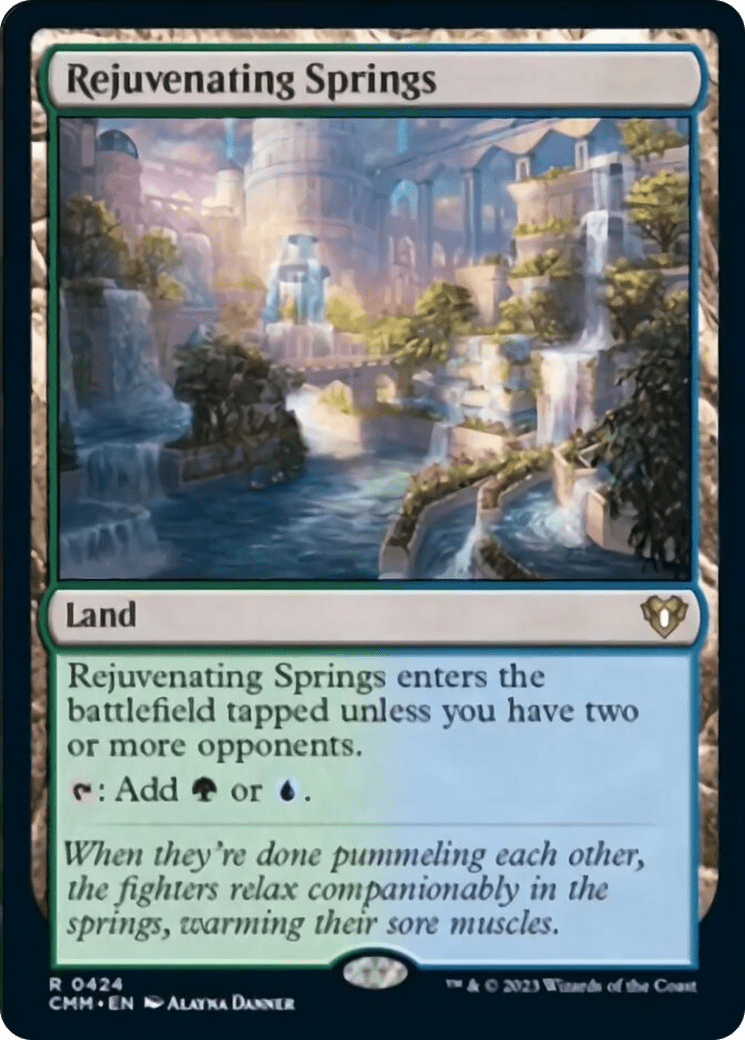 Rejuvenating Springs [Commander Masters] MTG Single Magic: The Gathering  | Multizone: Comics And Games