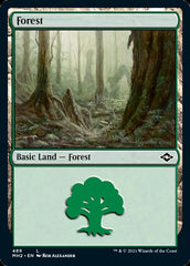 Forest (489) (Foil Etched) [Modern Horizons 2] MTG Single Magic: The Gathering  | Multizone: Comics And Games