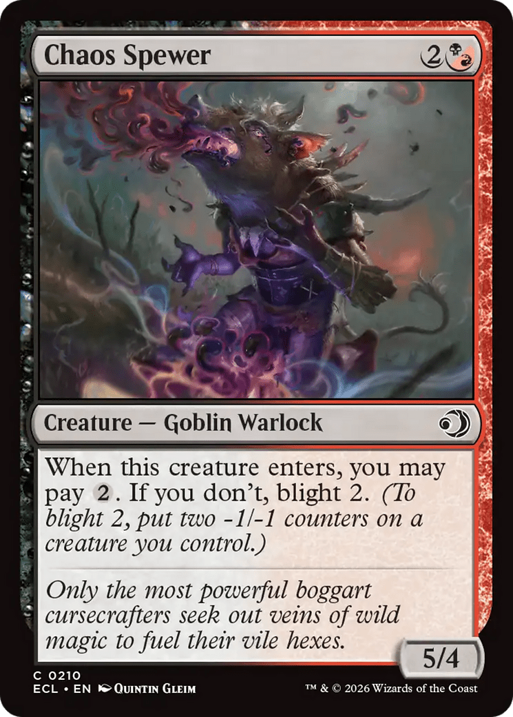 Chaos Spewer [Lorwyn Eclipsed] MTG Single Magic: The Gathering  | Multizone: Comics And Games