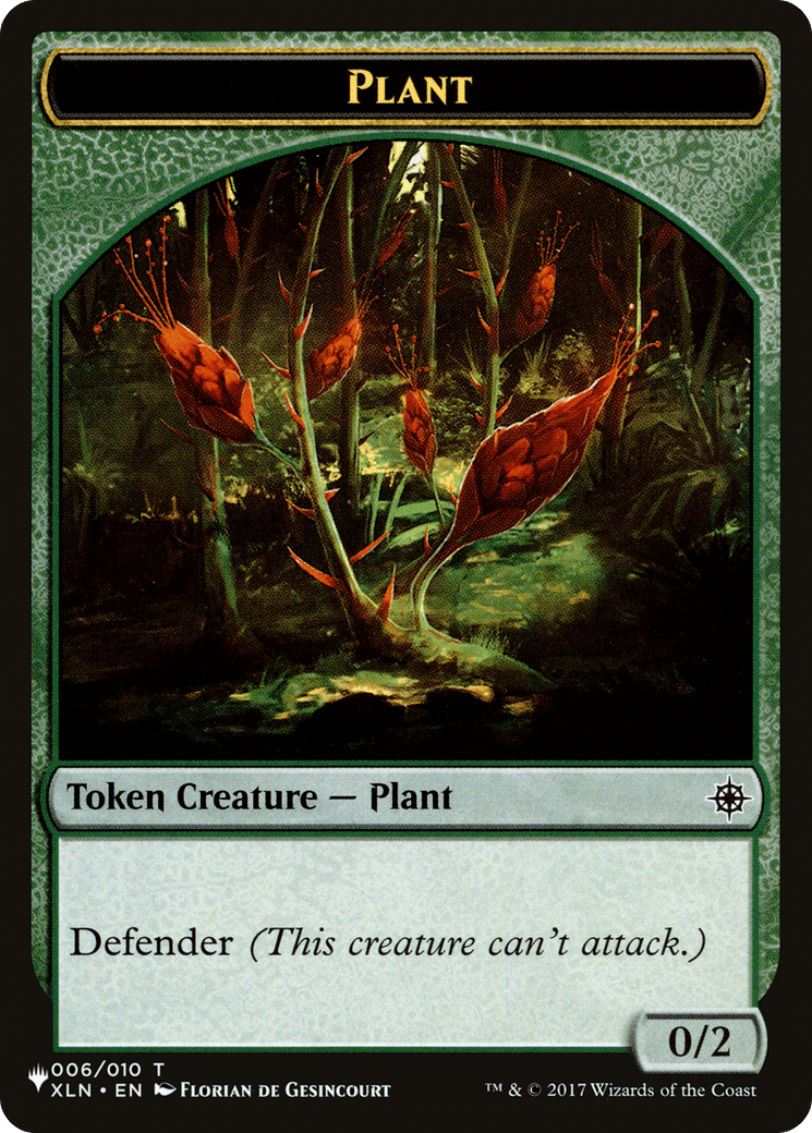 Food // Plant Double-Sided Token [The List] MTG Single Magic: The Gathering  | Multizone: Comics And Games