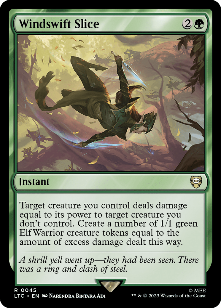 Windswift Slice [The Lord of the Rings: Tales of Middle-Earth Commander] MTG Single Magic: The Gathering  | Multizone: Comics And Games