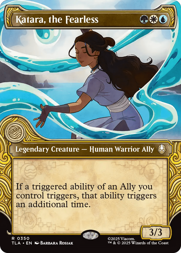 Katara, the Fearless (Showcase) [Avatar: The Last Airbender] MTG Single Magic: The Gathering  | Multizone: Comics And Games