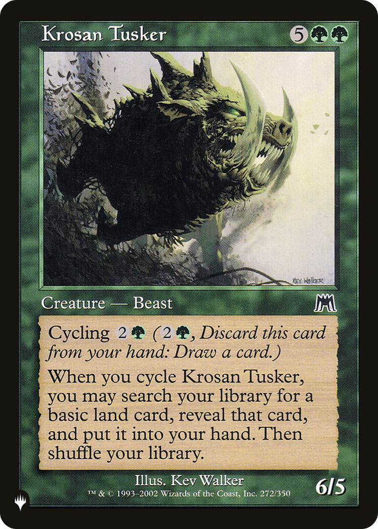 Krosan Tusker (ONS) [The List] MTG Single Magic: The Gathering  | Multizone: Comics And Games
