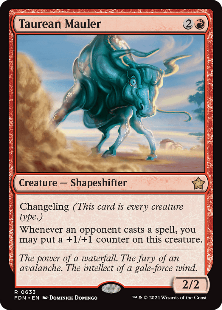 Taurean Mauler [Foundations] MTG Single Magic: The Gathering  | Multizone: Comics And Games