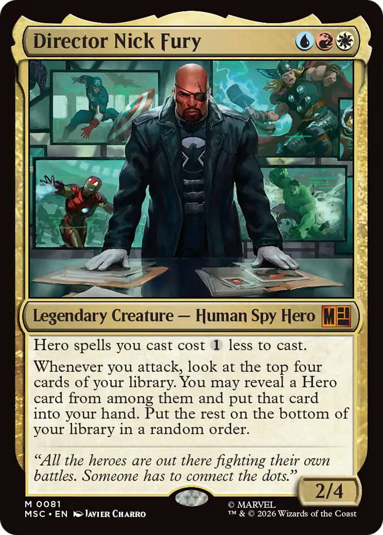 Director Nick Fury [Marvel Super Heroes Commander] | Multizone: Comics And Games
