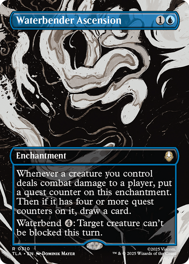 Waterbender Ascension (Borderless) [Avatar: The Last Airbender] MTG Single Magic: The Gathering  | Multizone: Comics And Games