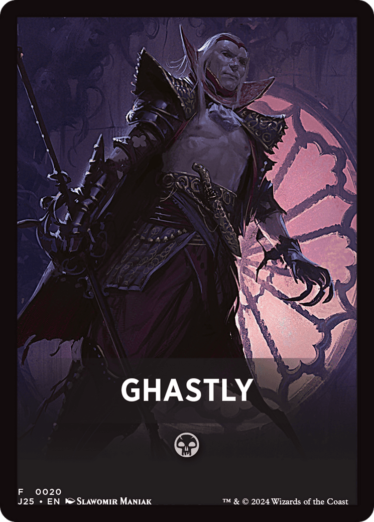 Ghastly Theme Card [Foundations Jumpstart Front Cards] MTG Single Magic: The Gathering  | Multizone: Comics And Games