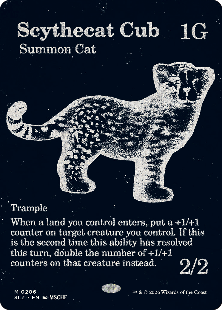 Scythecat Cub (0206) [Secret Lair x MSCHF: The Zeta Set] | Multizone: Comics And Games