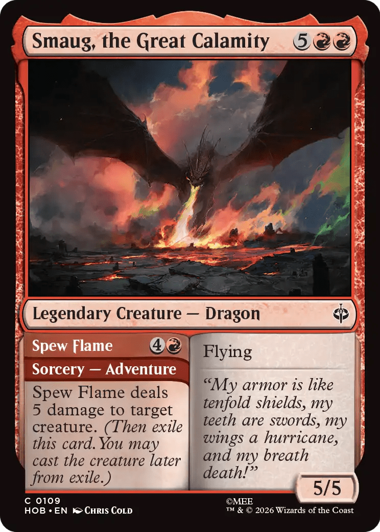 Smaug, the Great Calamity [The Hobbit] | Multizone: Comics And Games